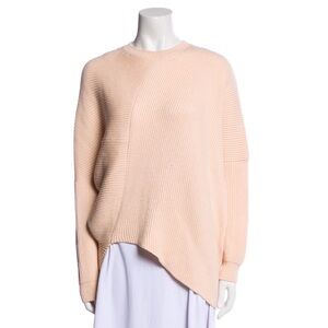 Stella McCartney light pink asymmetrical sweater